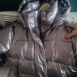 GAP Puff Coat Metellic